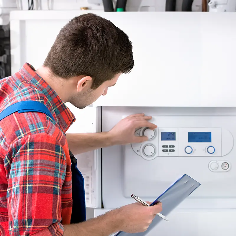 Réglage d'une chaudière mural